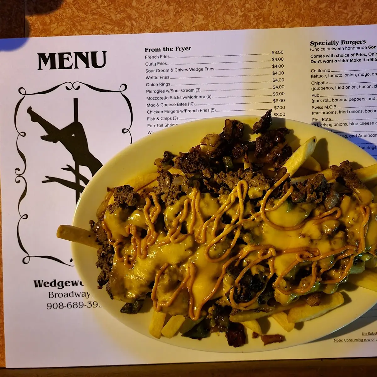 Chipotle Cheese Steak over Fries