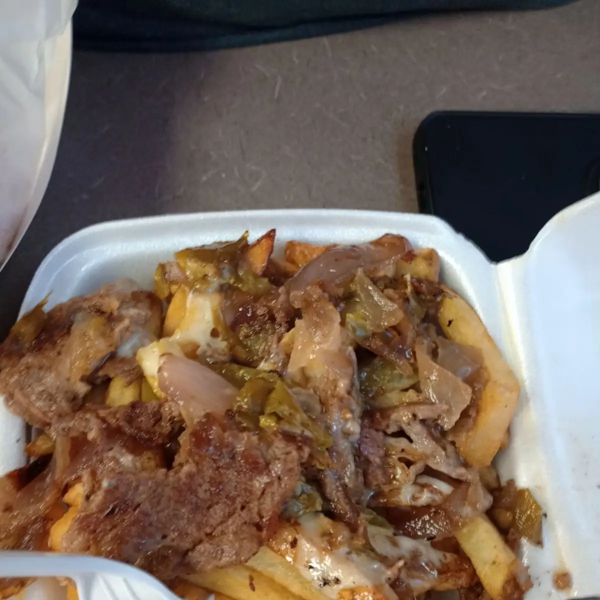 Philly Cheesesteak Fries with Cheese