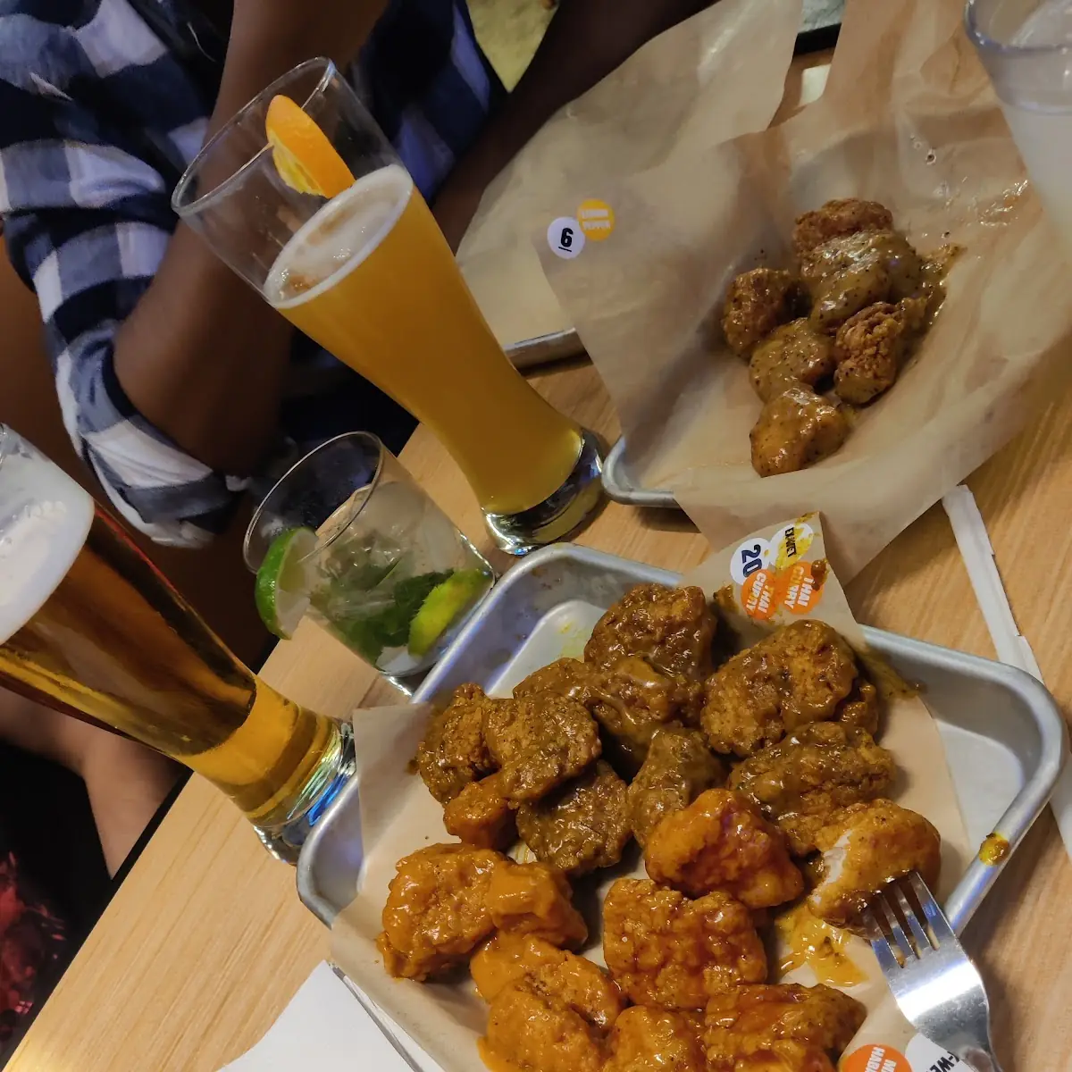Buffalo Wings Mango Habanero Thai Curry Lemon Pepper