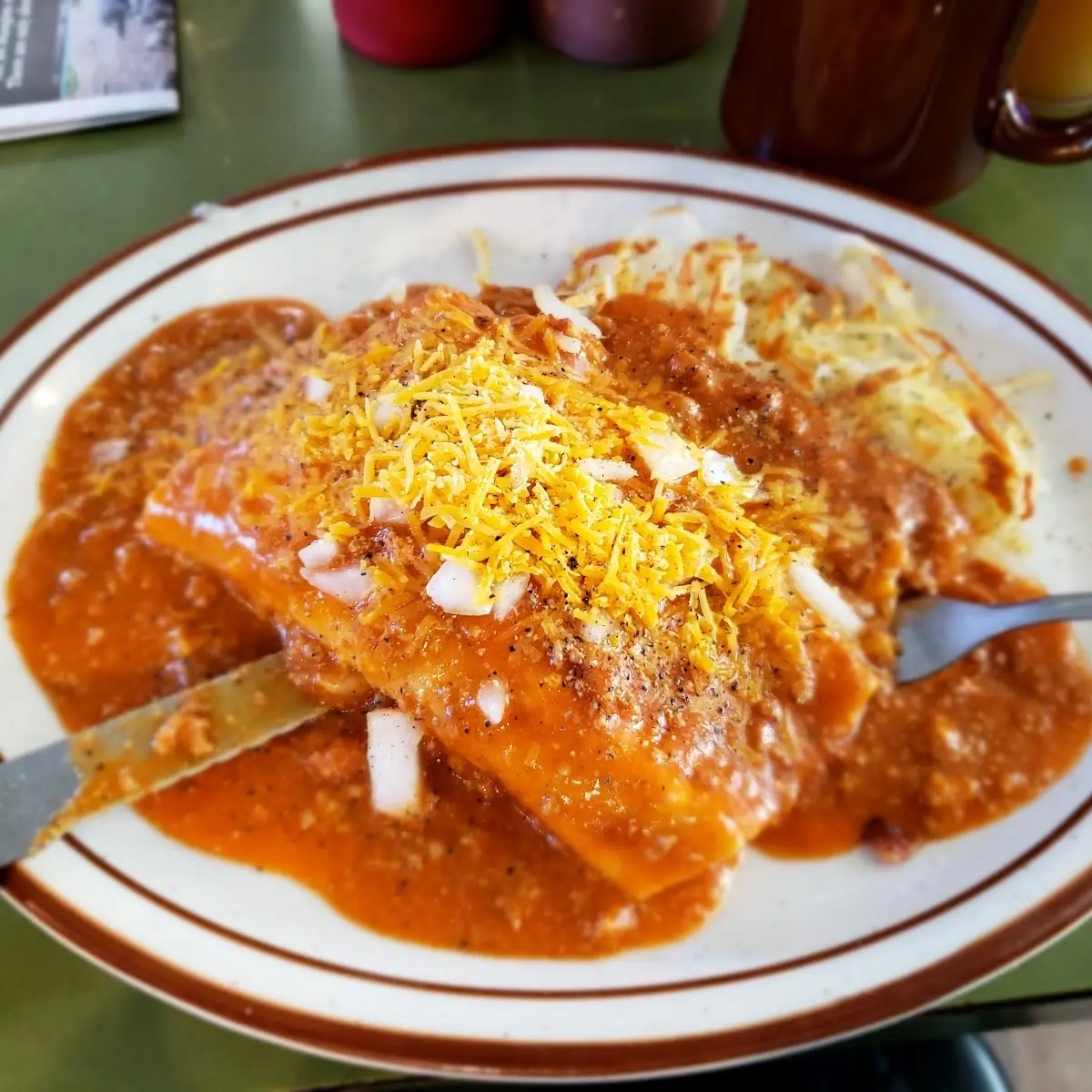 Breakfast Burrito with Hash Brown