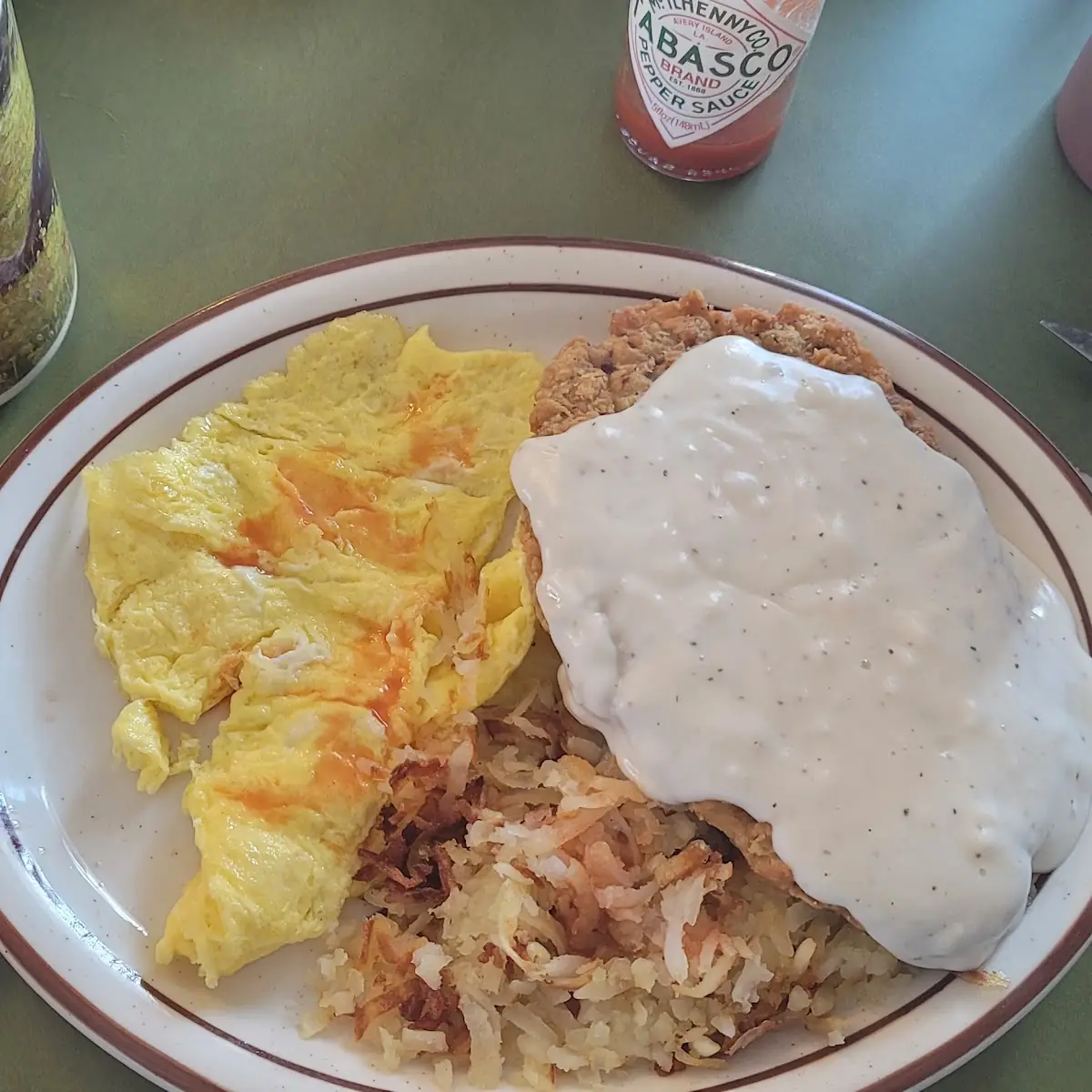 Chicken Fried Steak and Eggs
