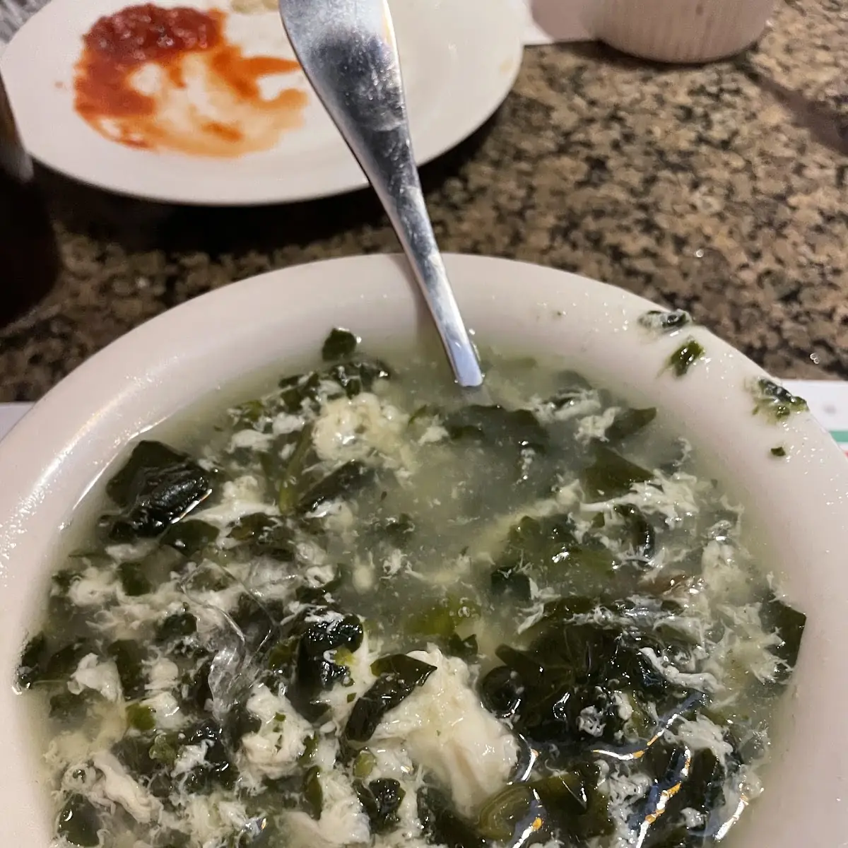 Spinach and Egg White Soup