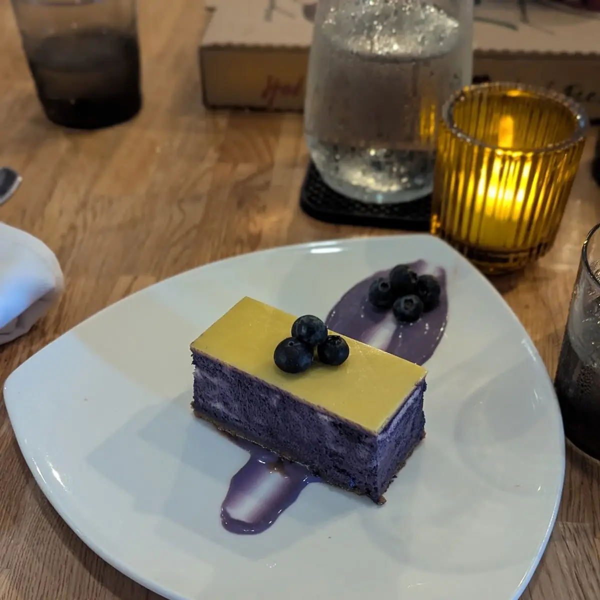 Blueberry Cheesecake Slice