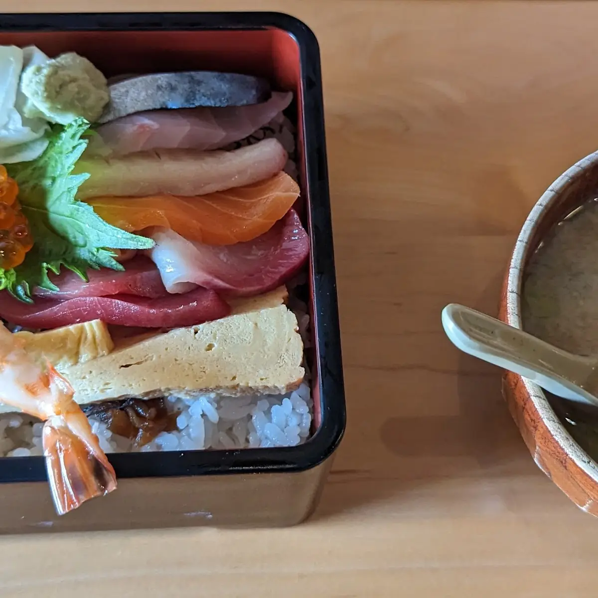 Chirashi Bowl Assorted Sashimi over Sushi Rice