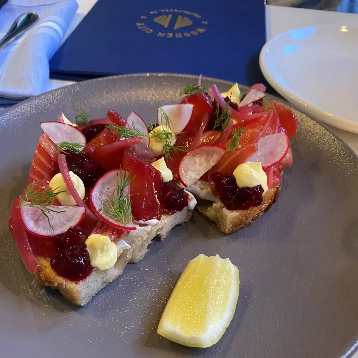 Smoked Salmon Toast