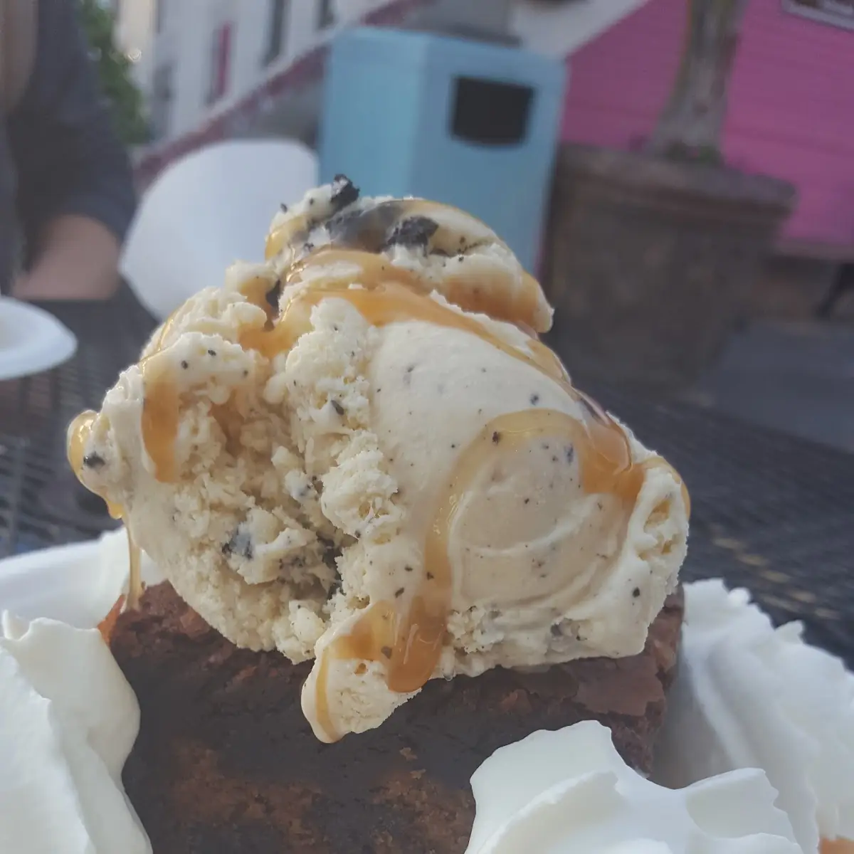 Chocolate Fudge Brownie Cookie Sundae