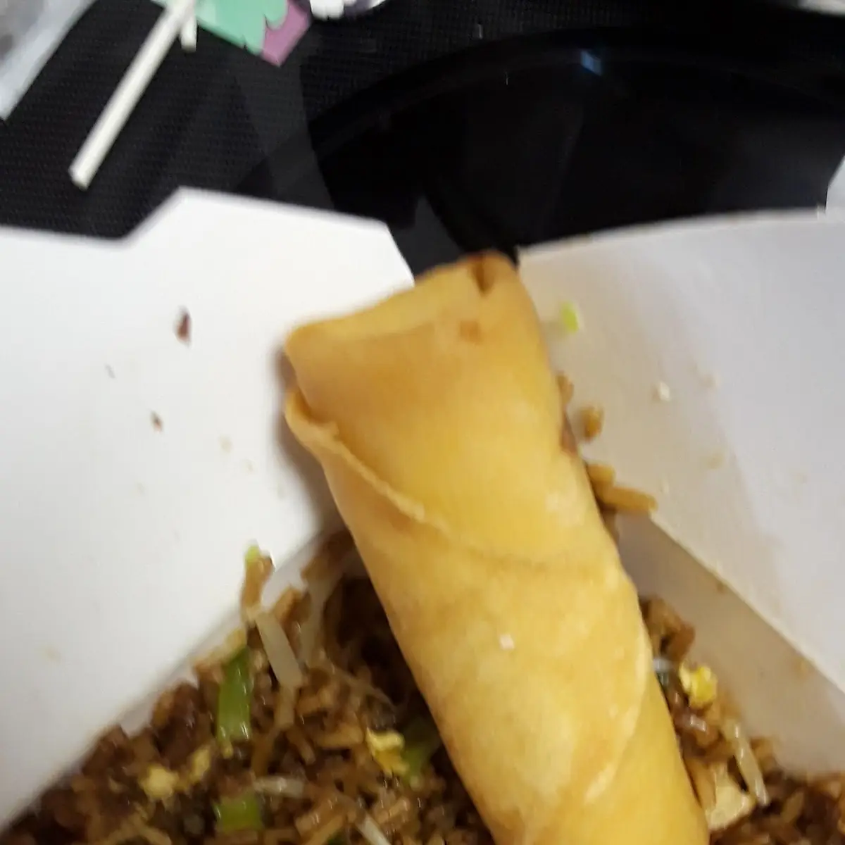 Fried Rice and Egg Roll