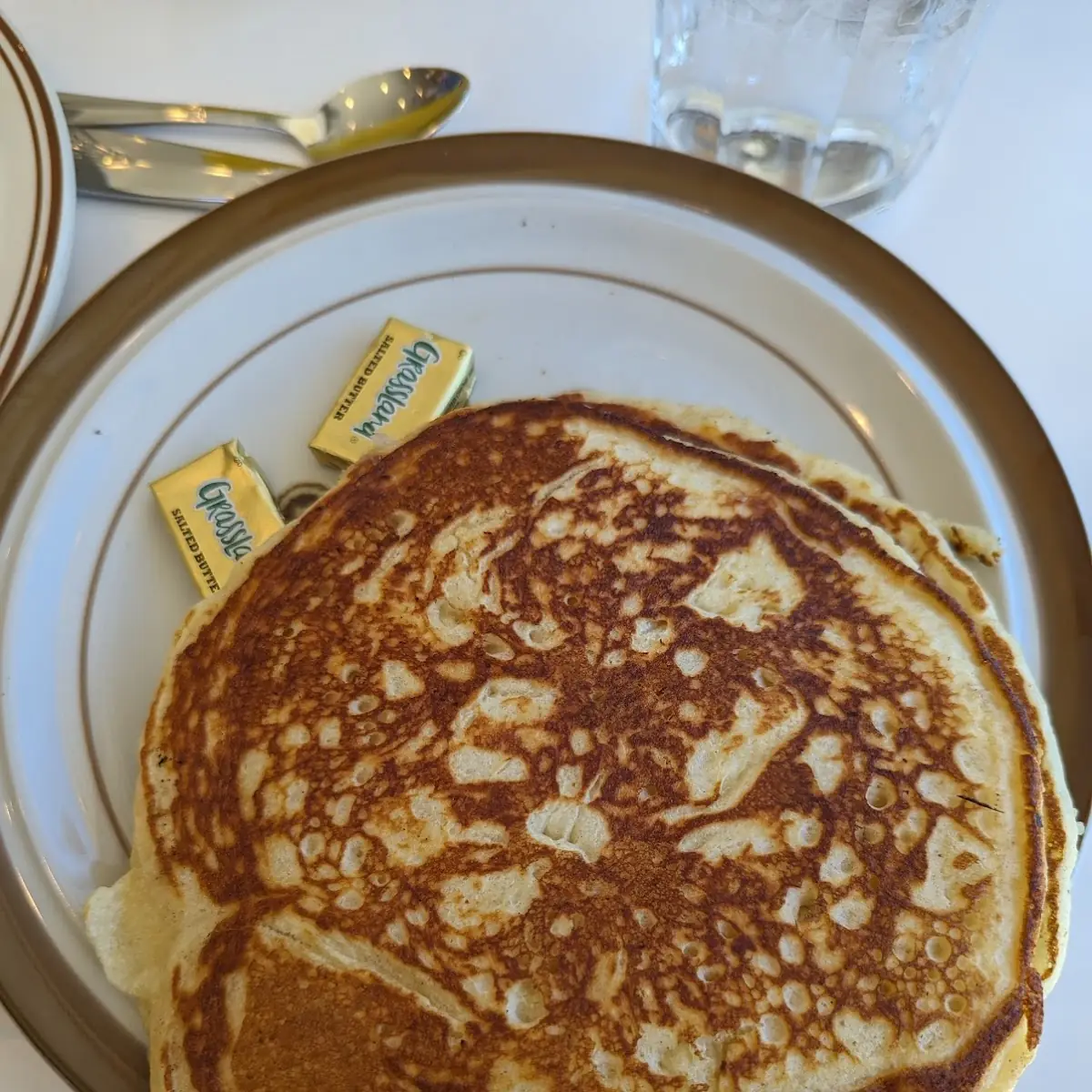 Pancake Breakfast with Scrambled Eggs