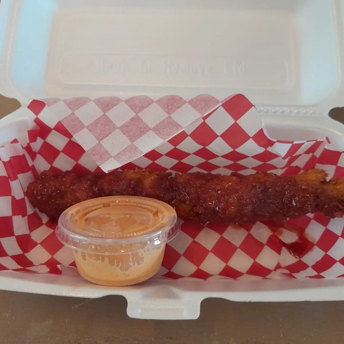 Giant Chicken Sticks 1pc with Sweet Thai Chili Sauce
