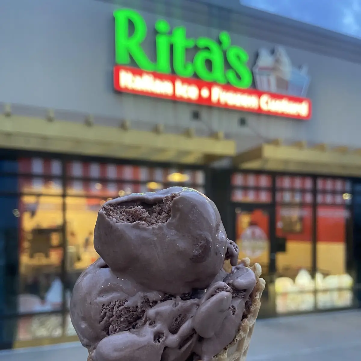 Chocolate Ice Cream Cone