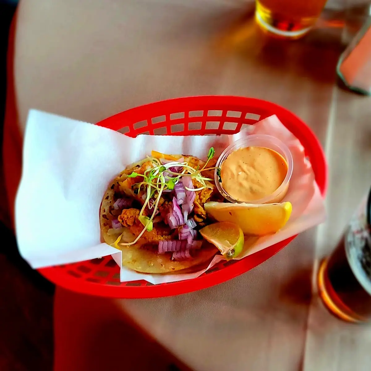Fried Chicken Taco