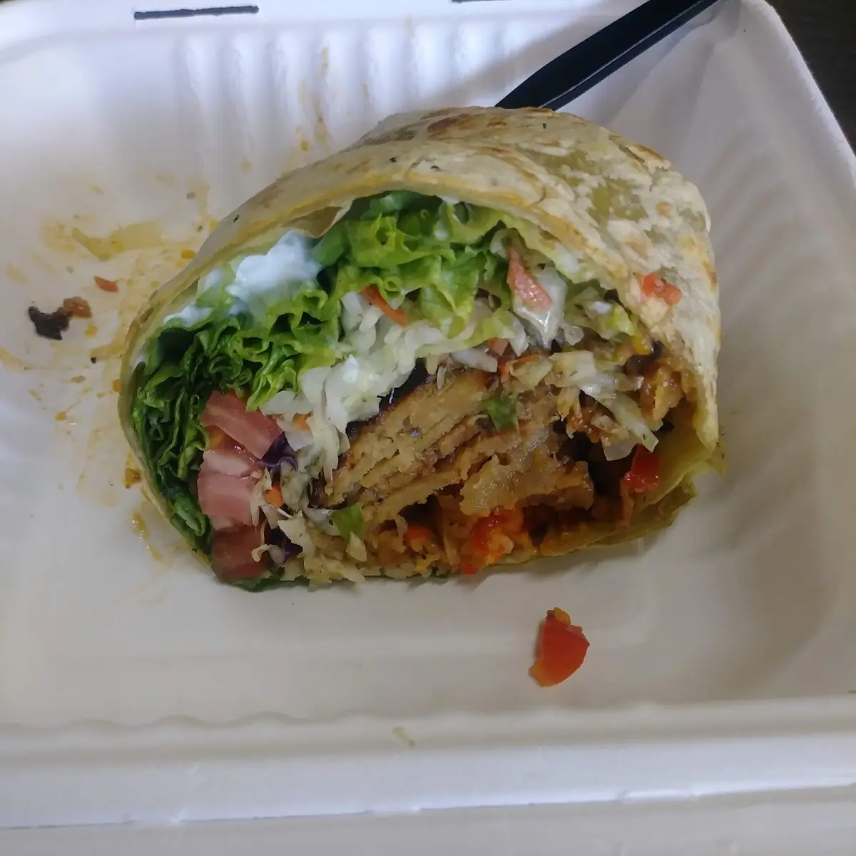 Half Toona Wrap with side