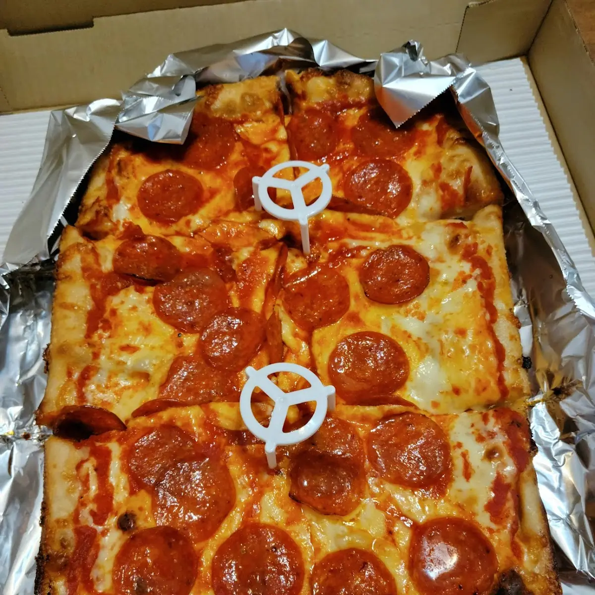 Detroit Style Pepperoni Pizza