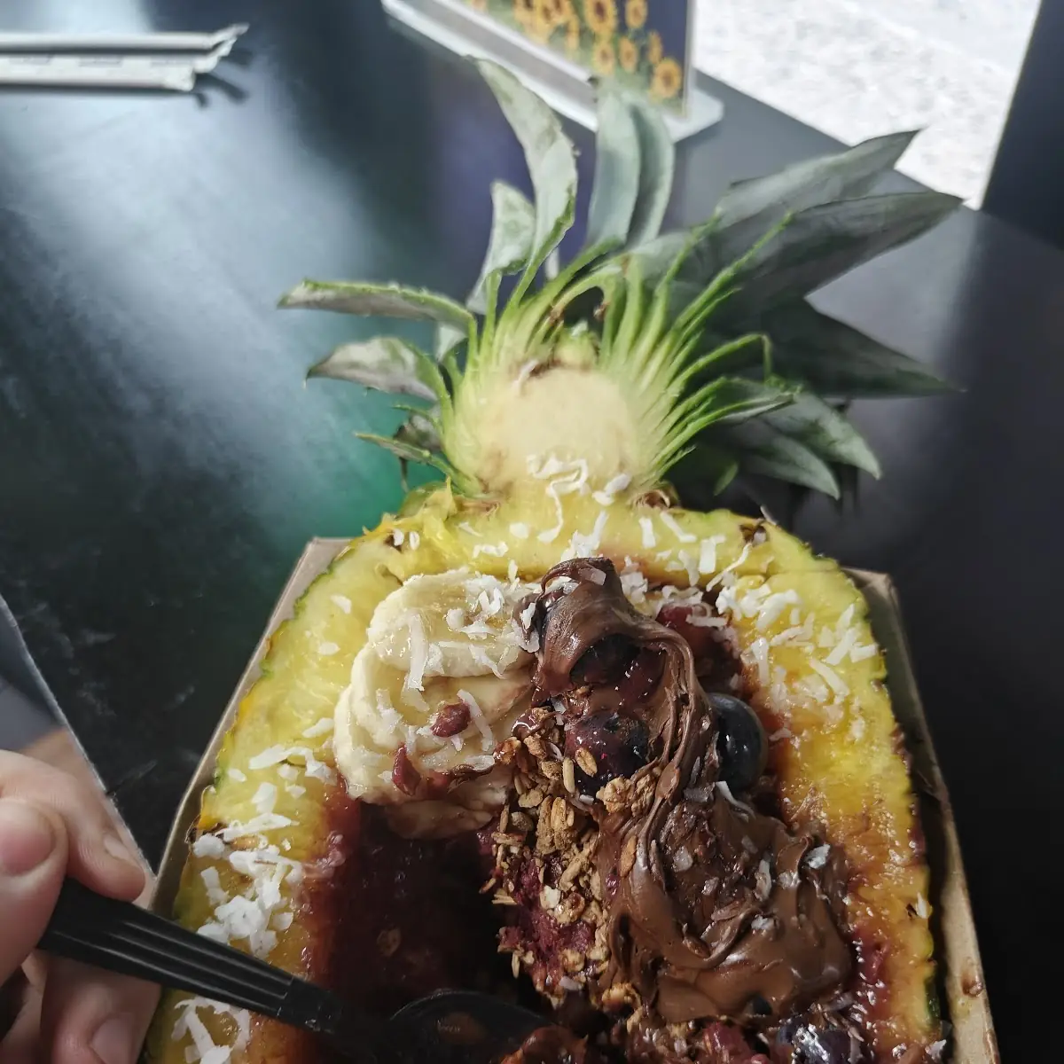 Acai Bowl in a Pineapple