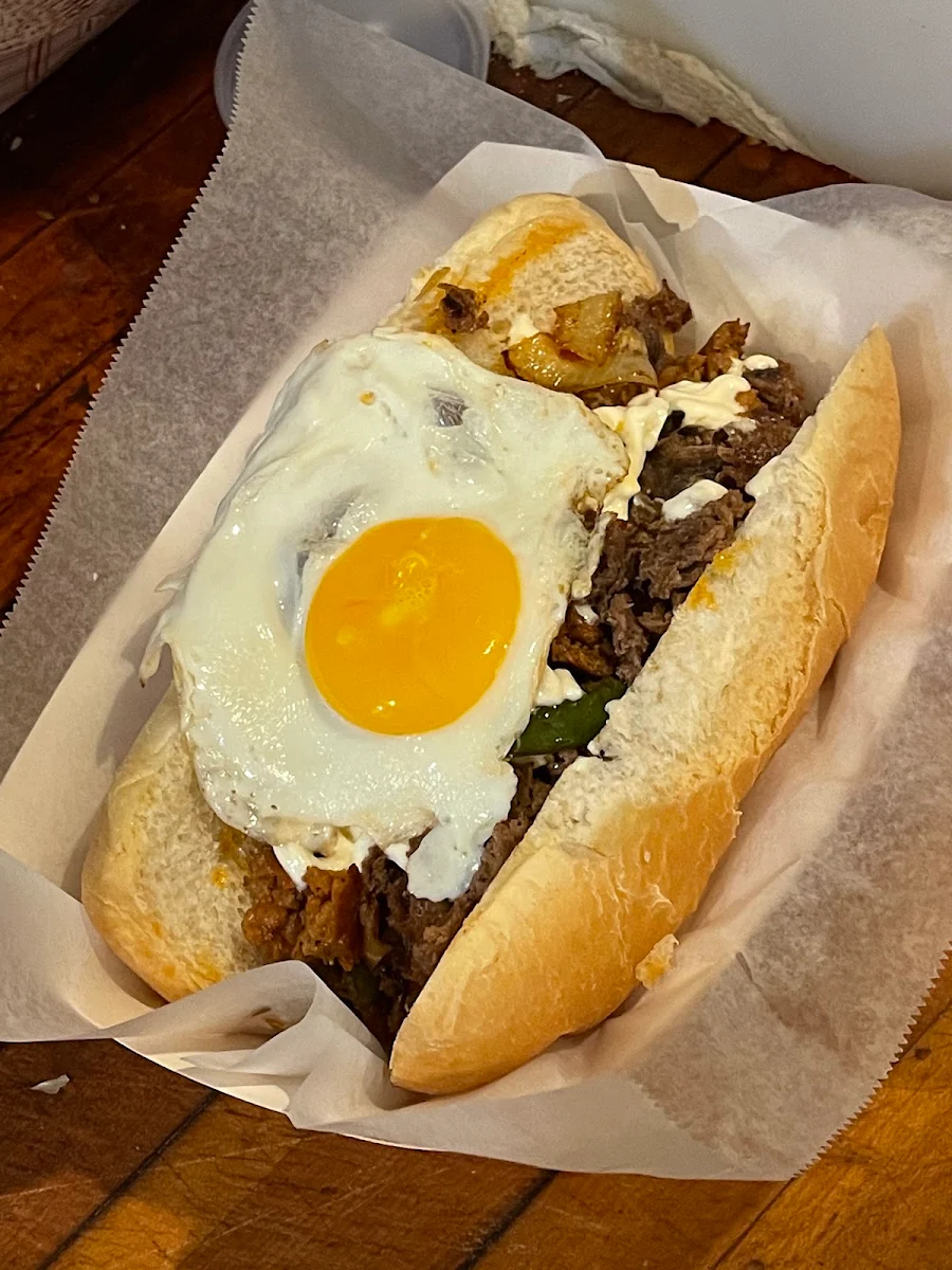 Smothered Cheese Steak