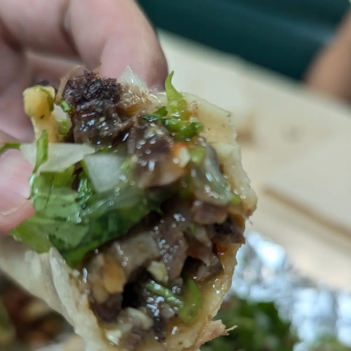 Beef Tongue Taco