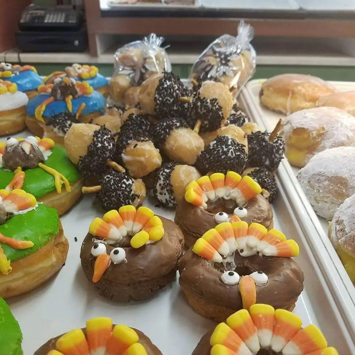 Thanksgiving Cake Donuts