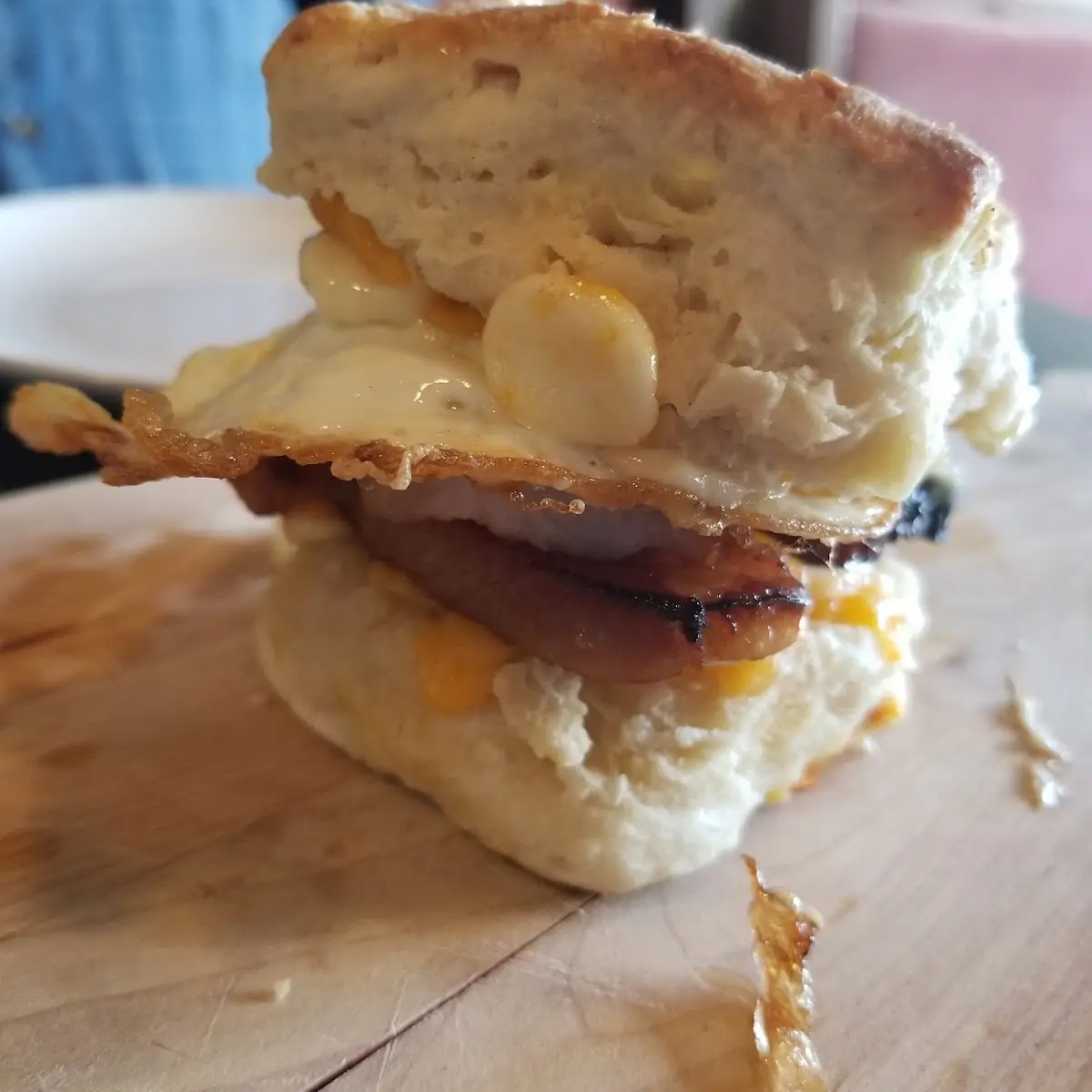 Bacon Egg and Cheese Biscuit