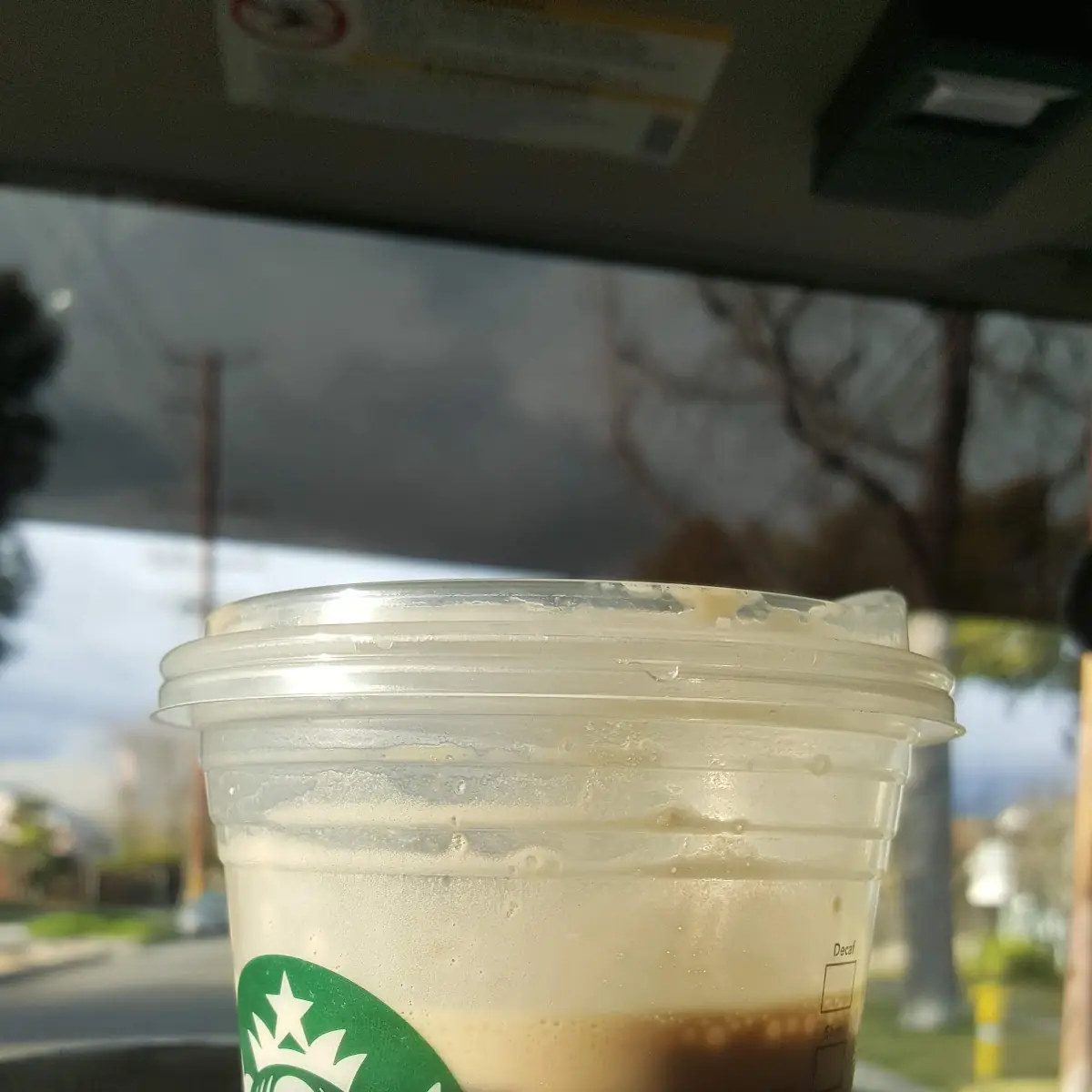 Iced Starbucks Blonde Vanilla Latte