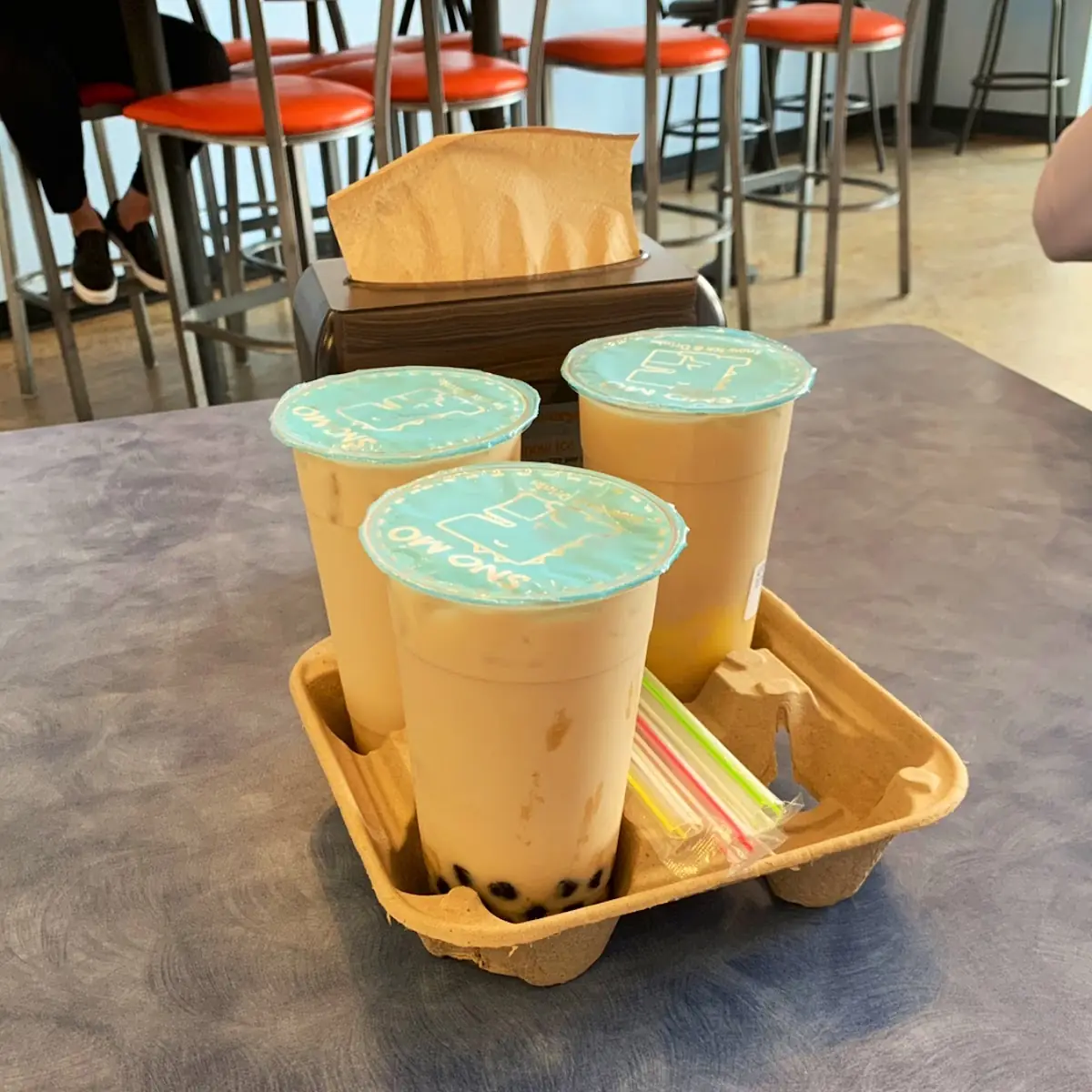 Oolong Milk Tea with Tapioca