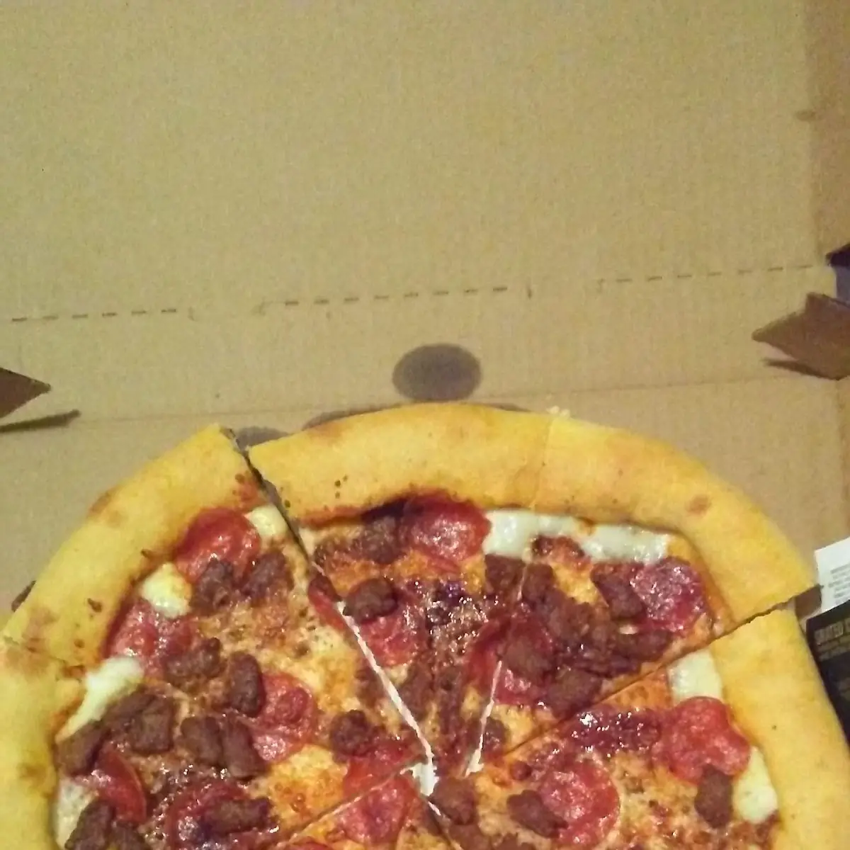Italian Sausage Pepperoni Pizza
