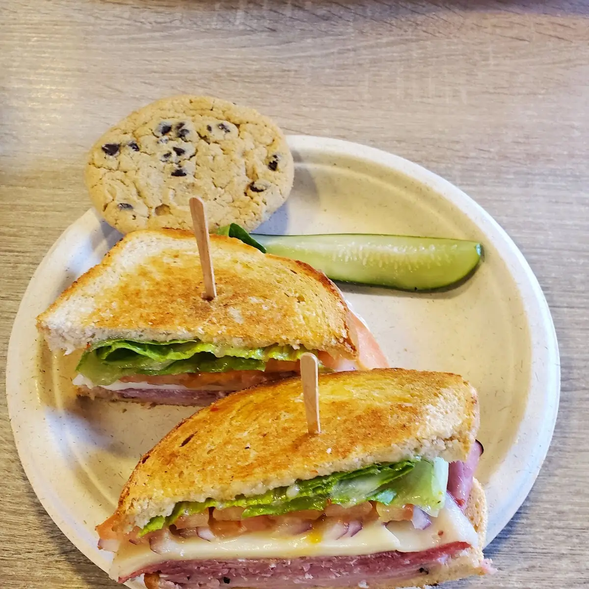 Oven roasted turkey  on your choice of bread