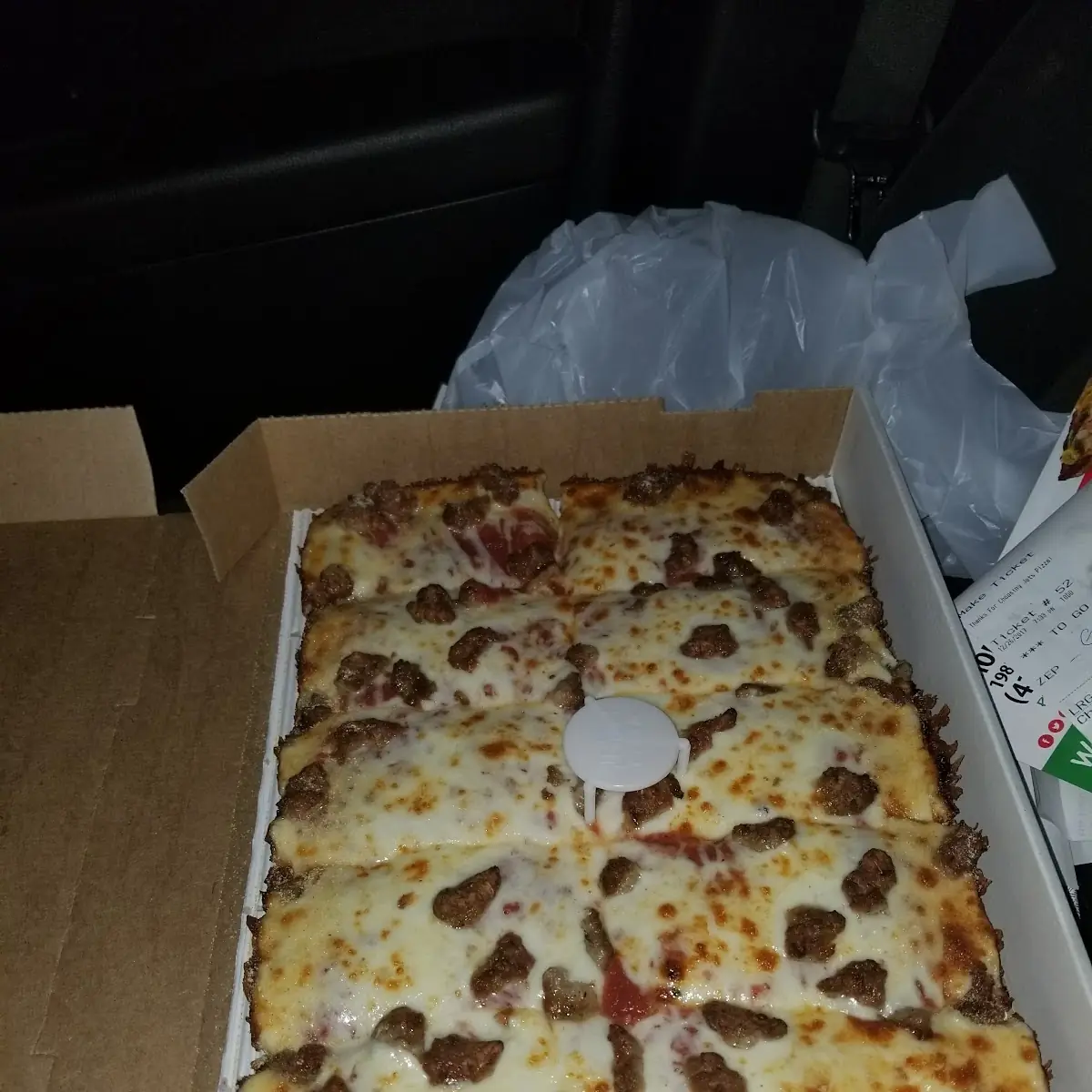 Sausage Deep Dish Cheese Pizza