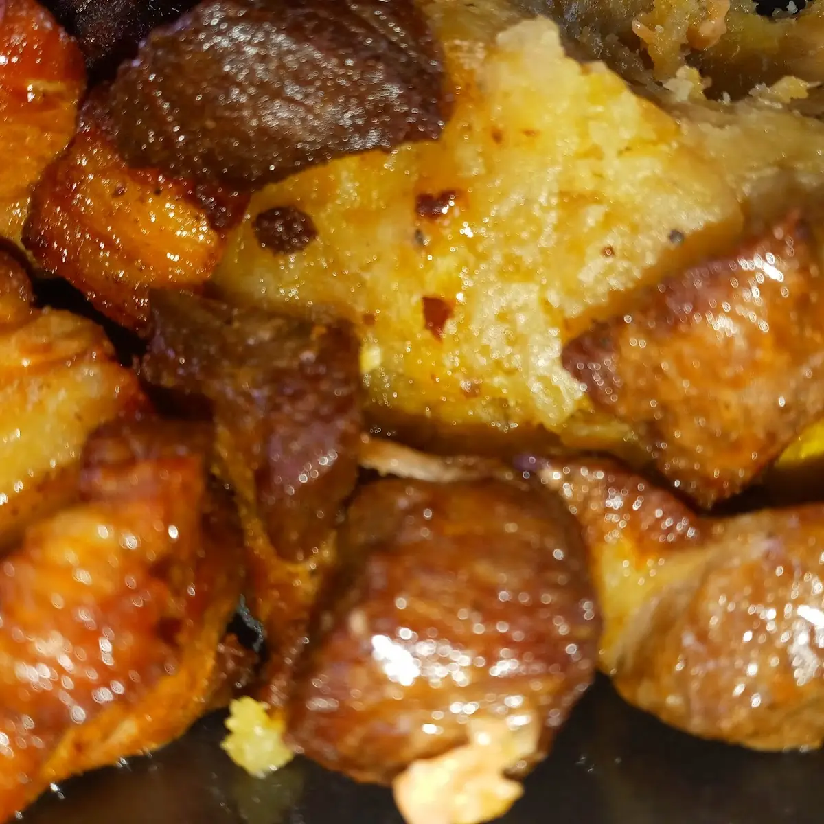 Carne Frita Con Batatas