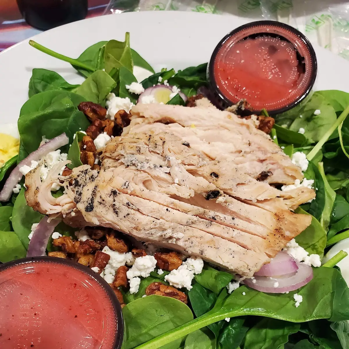 Spinach Chicken Breast Salad