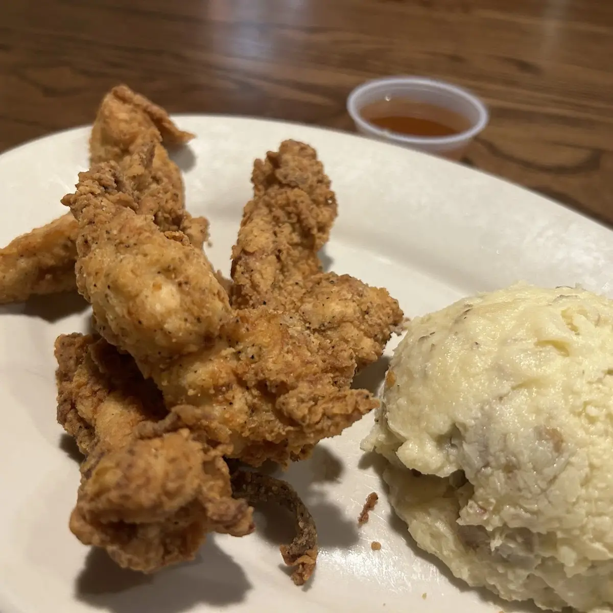 Chicken Tenders with Mashed Potato