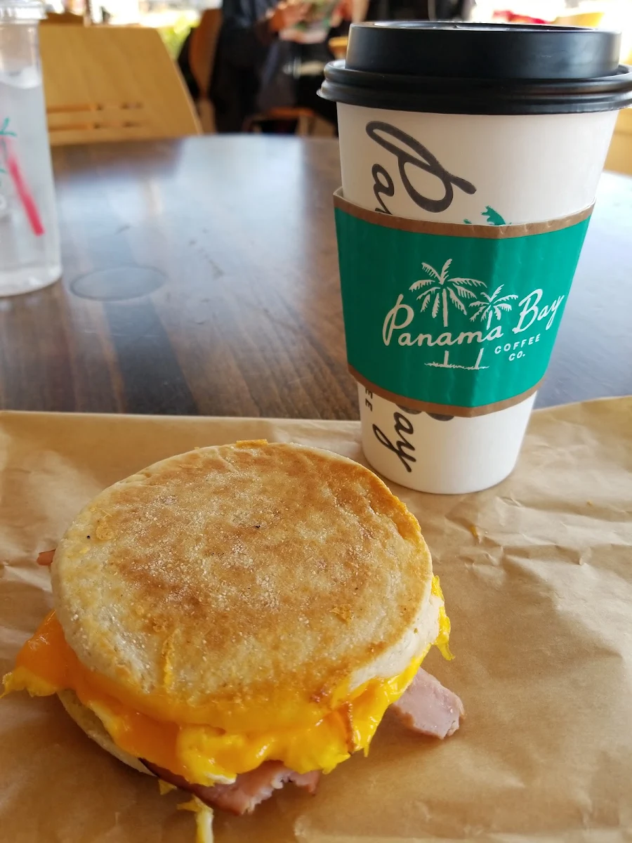 Ham Egg and Cheese English Muffin