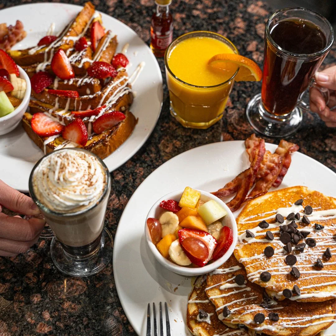 Breakfast - French Toast Pancakes & Belgian Waffles, SymposiumCafeRestaurant Bolton