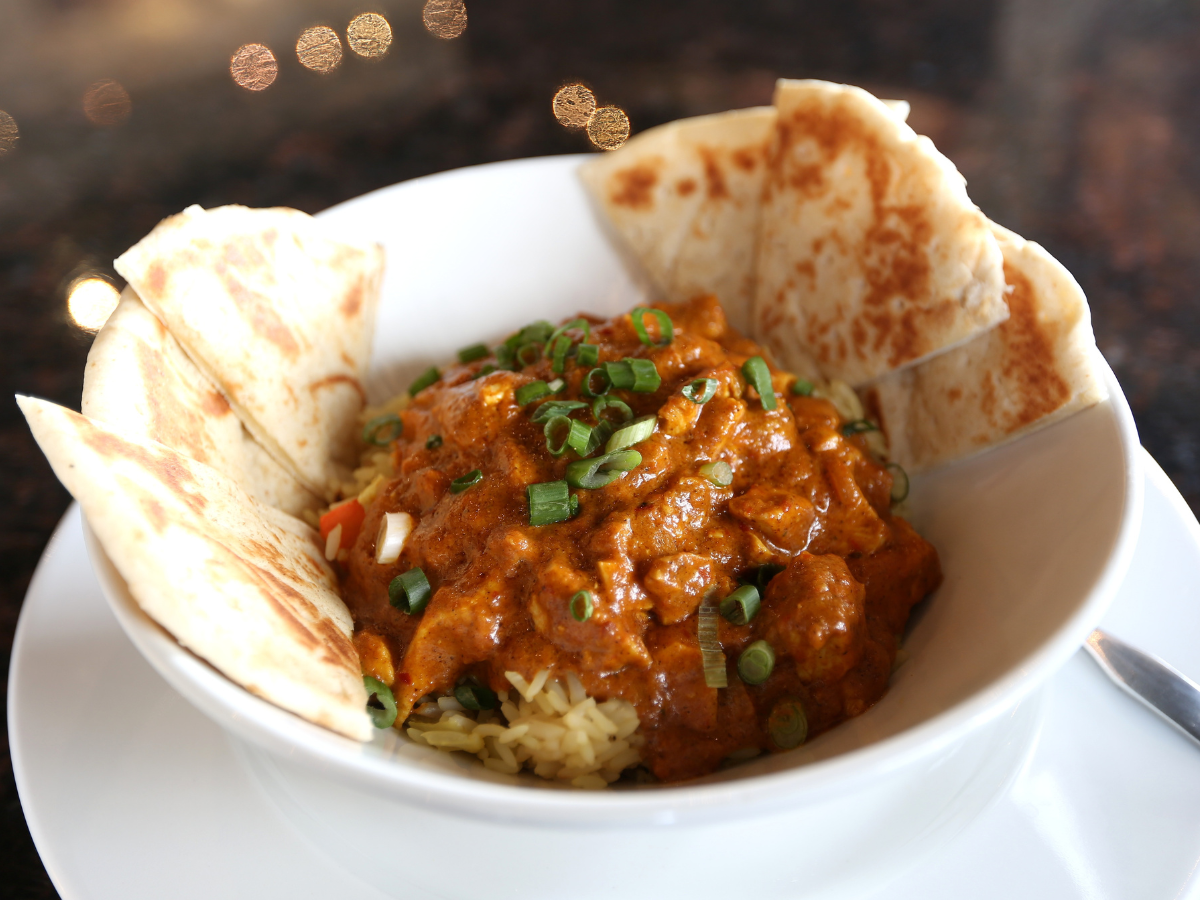 Butter Chicken Rice Bowl, SymposiumCafeRestaurant Bolton