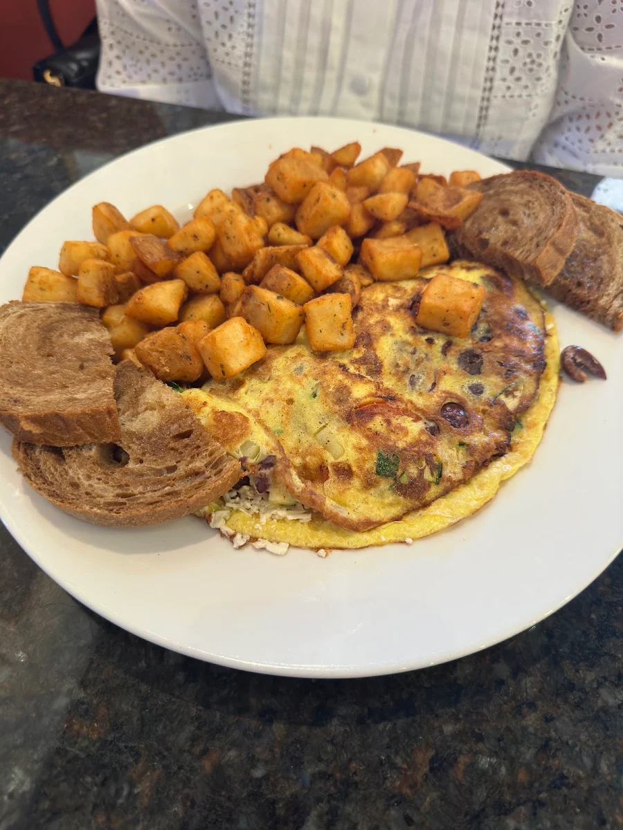 Mediterranean Omelette, SymposiumCafeRestaurant Bolton
