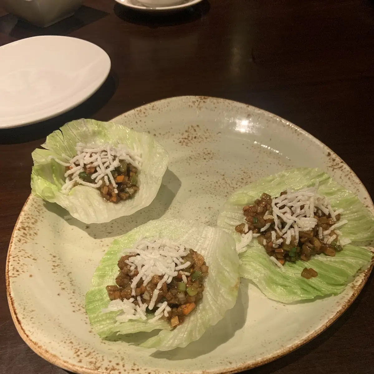 Lettuce Wraps with Pine Nuts
