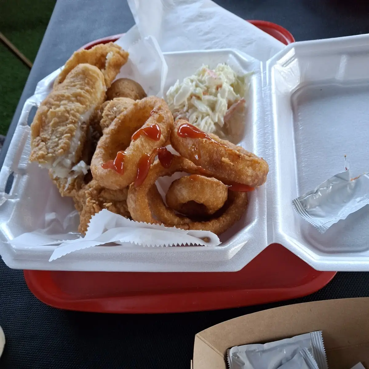 Catfish and Onion Rings
