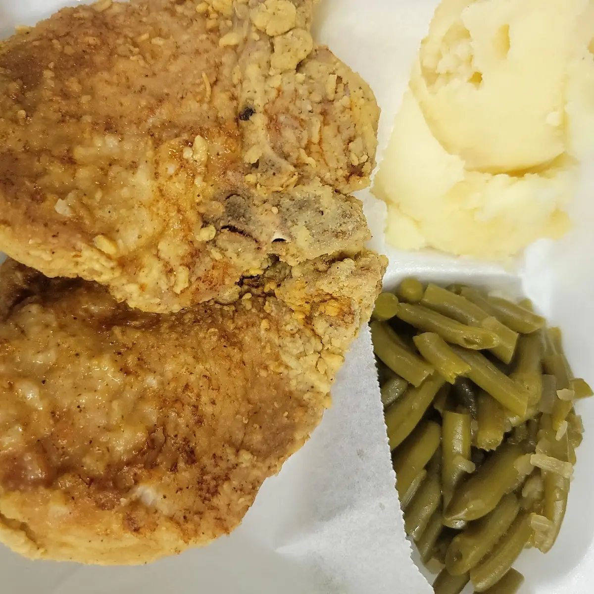 Crispy Fried Chicken Dinner