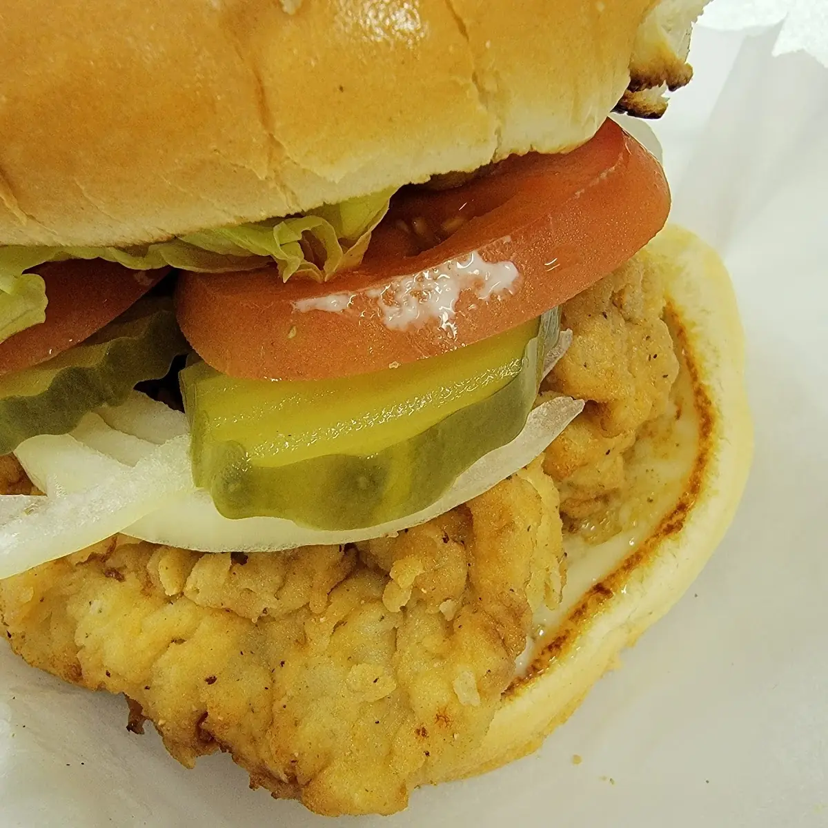 Southern Fried Crispy Chicken Sandwich