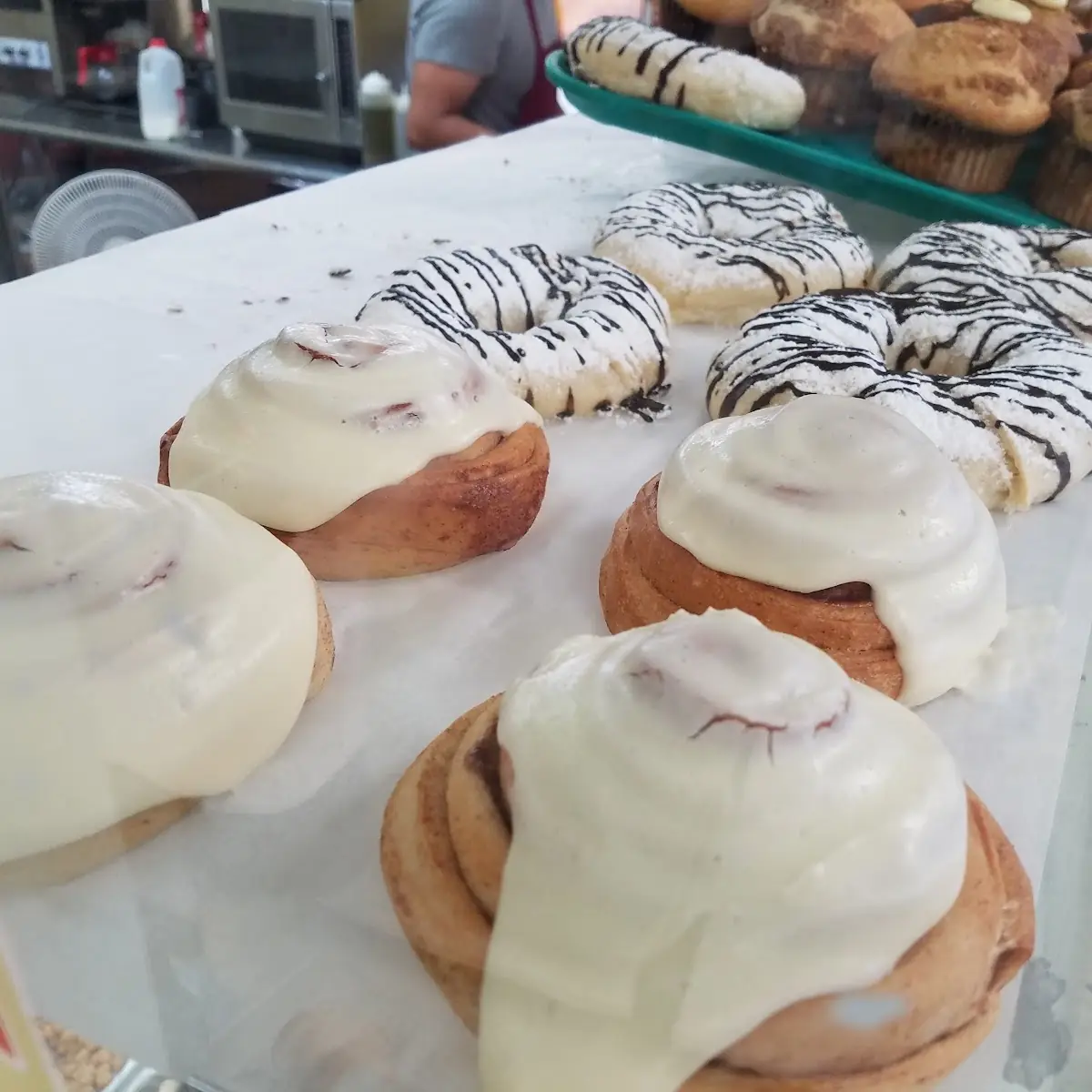 Cinnamon Roll with Cheese Frosting