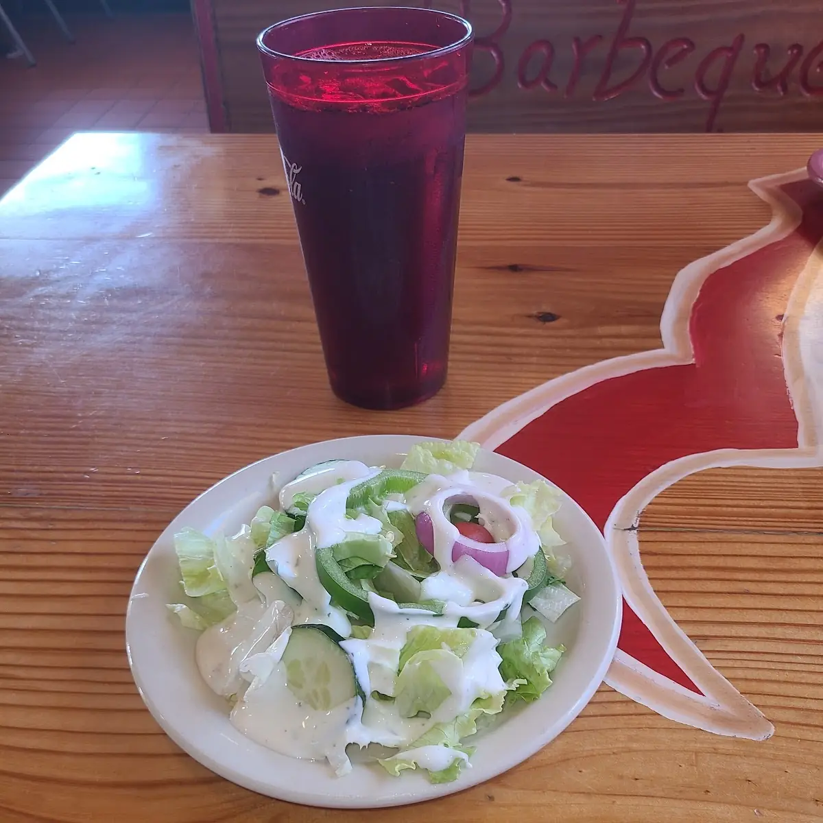 Salad with Ranch Dressing