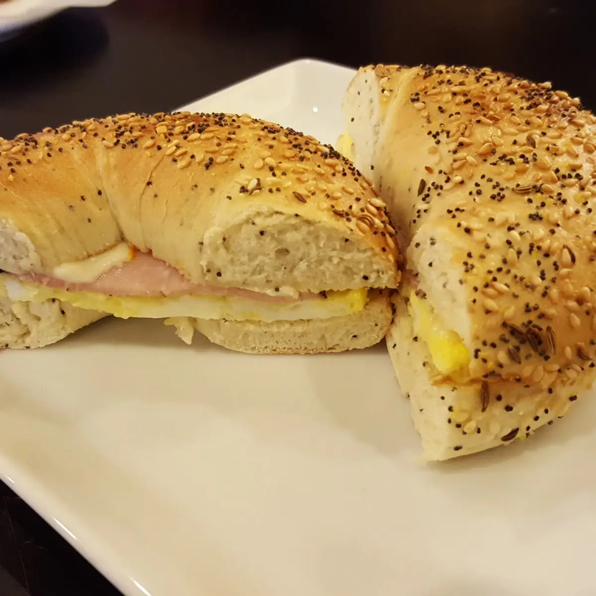 Ham Egg and Cheese HEC