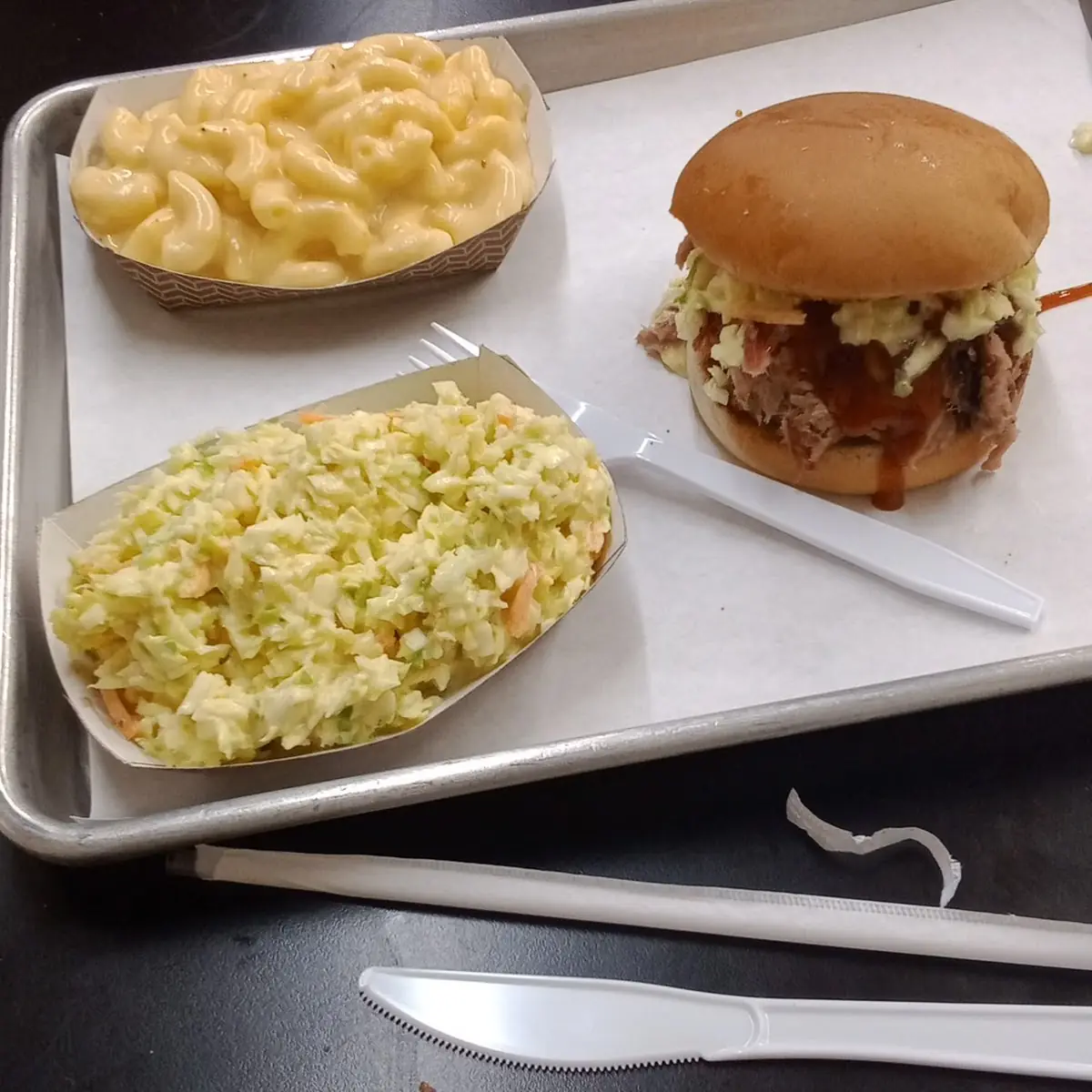 Pulled Pork Sandwich with 2 Sides