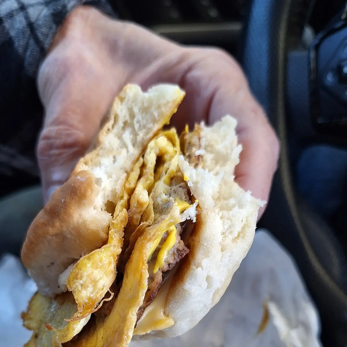 Sausage Egg and Cheese Biscuit