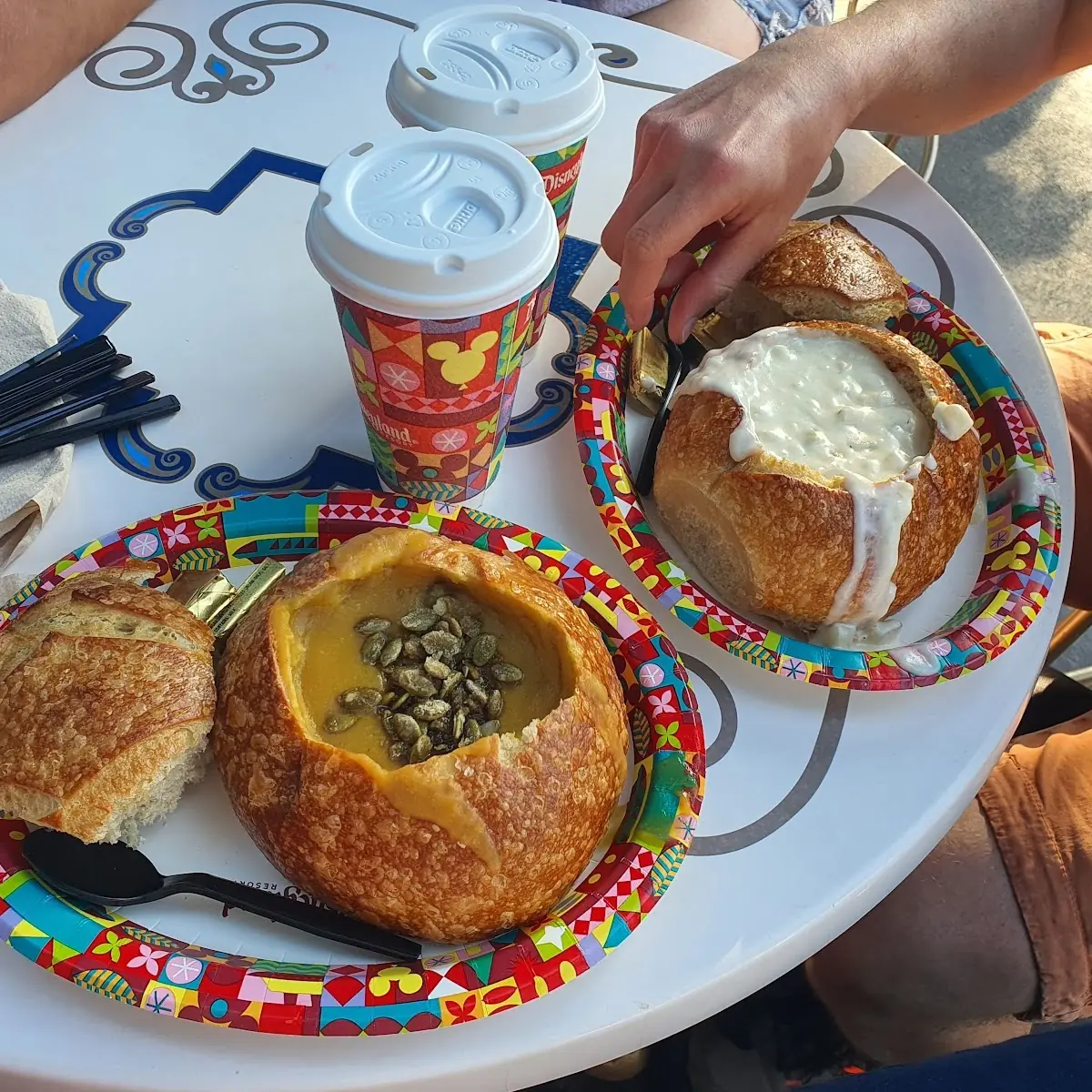 Soup in Sourdough Bread Bowl