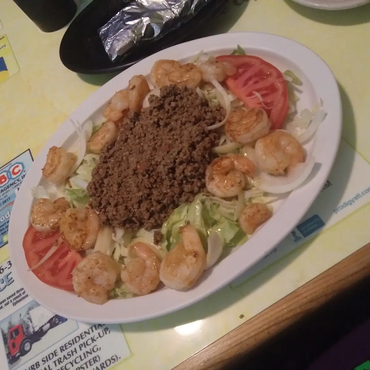 Shrimp Salade Verte