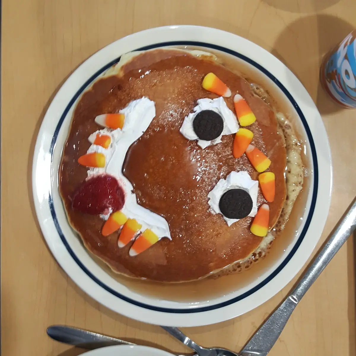 Create Your Own Scary Face Pancakes