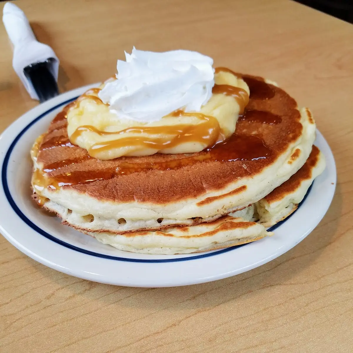 Eggnog Pancakes