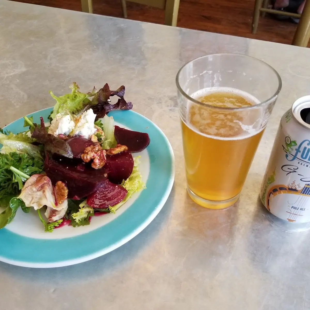 Beet Salad and G-String Pale Ale