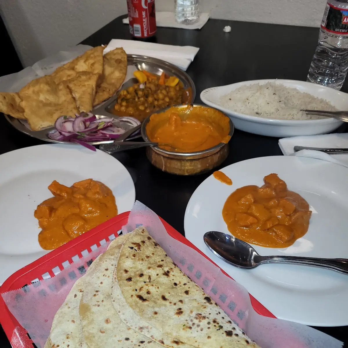 Butter Chicken Basmati Rice and Tava Roti