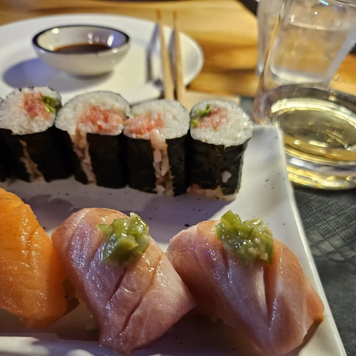 Premium Sushi Platter with Salmon Roll